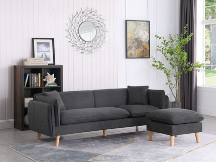 Brayden - Fabric Sectional Sofa Chaise