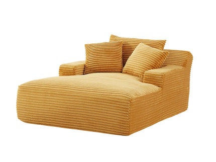 Cloudline - Oversized Chaise Lounge, Modern Comfy Couch With Full Foam Cushioning, Cozy Sleeper Sofabed