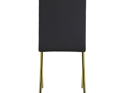 Dining Chairs (Set of 2) - Black / Gold