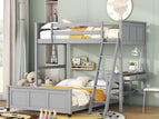 Dark Gray / Twin over Full