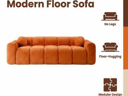 Extra Large Compression Sofa, Cloud Puff Couch For Living Room