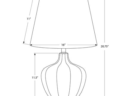 Resin Transitional Lighting, Table Lamp - Cream