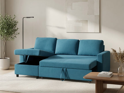 L - Shaped Convertible Sofa Bed With Storage Chaise