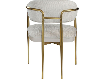Zayn - Arm Chair (Set of 2) - Beige / Gold