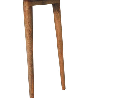 Writing Desk, Curved - Chestnut