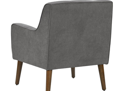 Ryder - Mid Century Modern Woven Fabric Tufted Armchair