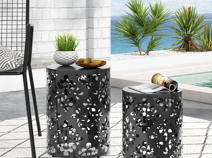 Outdoor Metal Modern Design End Table