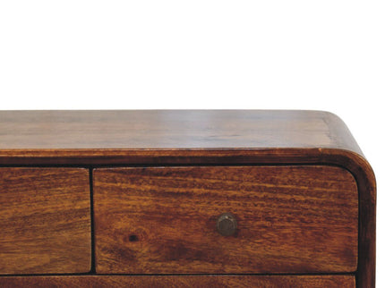 Avora - 3 Drawer Nightstand - Brown