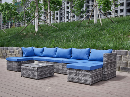 Patio Sofa With Cushions
