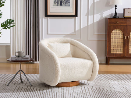 Swivel Accent Chair With 360 Degree Rotating