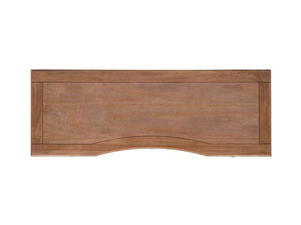 Dauphin - 3 Drawer Executive Desk - Brown
