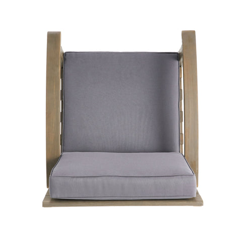 Peyton Club Chair Outdoor Seating Acacia Wood 32.25 X 28.00 X 31.25"
