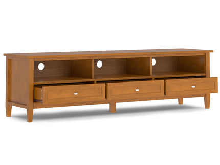 Warm Shaker - Handcrafted Low TV Media Stand