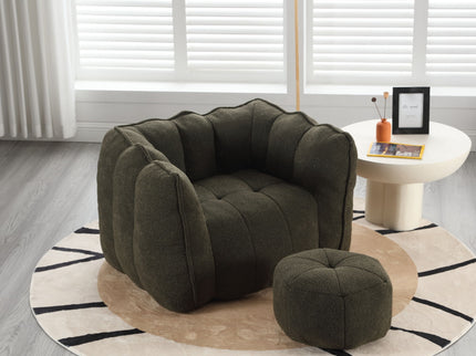 Soft Bean Bag Chair With High Resilient Foam