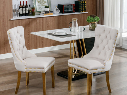 Nikki - Modern, High-End Tufted Dining Chair (Set of 2)