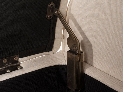 Jacqueline - Tufted Roll Arm Storage Bench