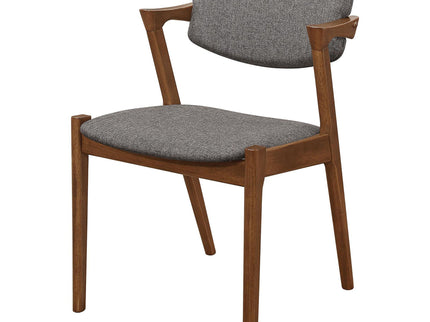 Modern Dining Chair And Zigzag Arm Design (Set of 2)