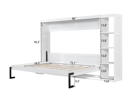 Murphy Bed With Bookshelf And Storage
