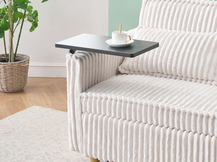 Pull Out Sofa With Movable Tabletop And USB Ports