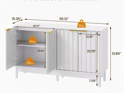 Buffet Cabinet With Adjustable Shelves