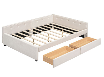 Platform Bed With USB Ports