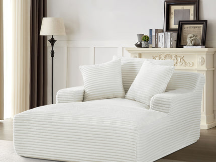 Cloudline - Oversized Chaise Lounge, Modern Comfy Couch With Full Foam Cushioning, Cozy Sleeper Sofabed