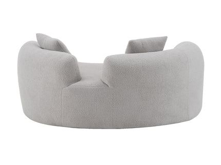 Modern Curved Loveseat