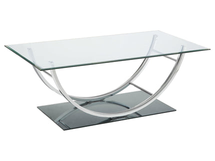 Garrett - 2 Piece Coffee Table Set - Chrome