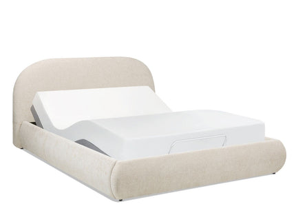 Archie Puffy Grounded - Upholstered Platform Bed