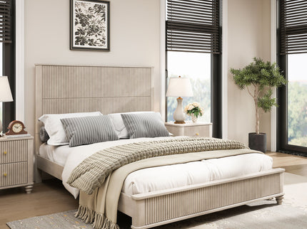 3 Piece Bedroom Set With Bed And 2 Nightstands