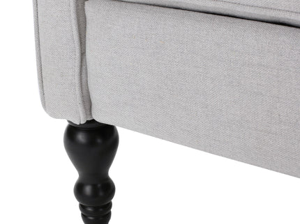 Armchair Recliner With Pushback Mechanism And Wingback Design