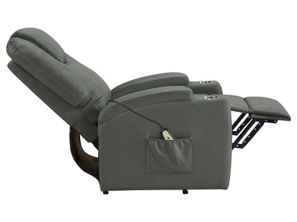 Macklin - Power Lift Massage Recliner With Heat And Dual Cupholders