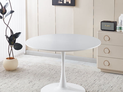 Mid-Century Tulip Dining Table With Round Top