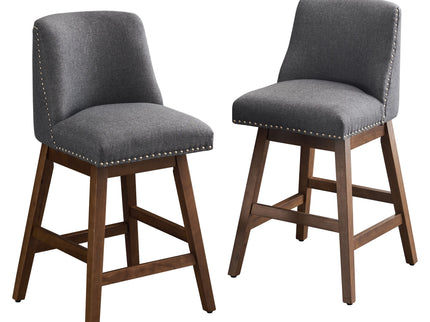 Upholstered Swivel Bar Stool
