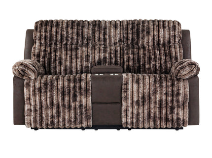 Bruni - Console Reclining Loveseat With Manual Recline