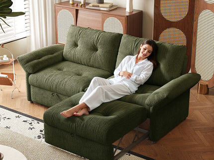 Sofa Bed, 2 In 1 Design For Living Rooms