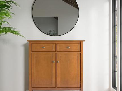Warm Shaker - Entryway Storage Cabinet - Brown