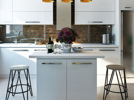 Simeon - Multifunctional Metal Stool With Wood Seat