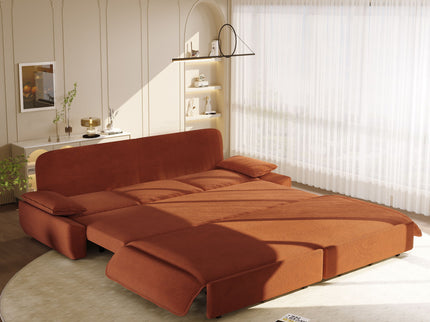 King Size Pull Out Sofa Bed, 3 In 1 Convertible Multifunctional