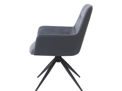 Hester - Arm Chair (Set of 2) - Gray