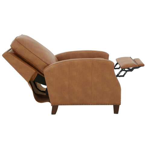Jack - Push Back Recliner With Track Arms And Nailhead Accents