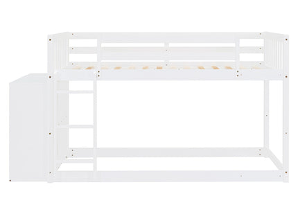 Bunk Bed With 4 Drawers And 3 Shelves