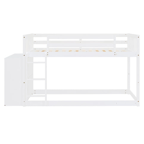 Bunk Bed With 4 Drawers And 3 Shelves