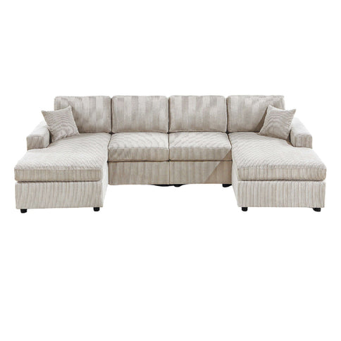 Modern Design Sectional Set With Right And Left Arm Chaise