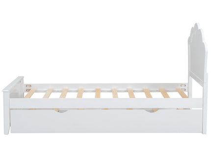 Platform Bed With Headboard And Trundle
