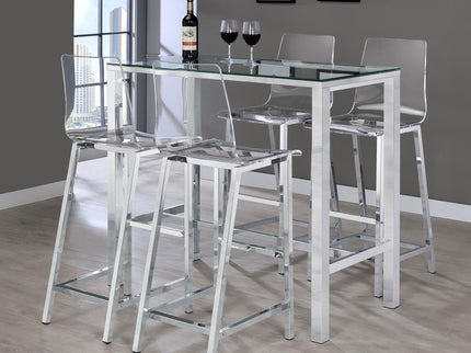Bar Stools (Set of 2) - Clear