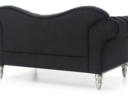 Elegant Round Arm Loveseat