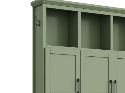 Hall Tree With 4 Hidden Cabinets