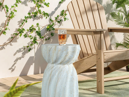 Outdoor End Table - Marble