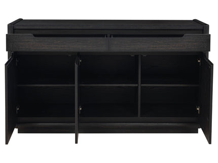 Bangor - 2 Drawer Dining Sideboard Server - Black